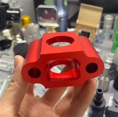 CNC Machining Aluminium Kev Pabcuam Anodized Prototype Rau Ntau Lawm